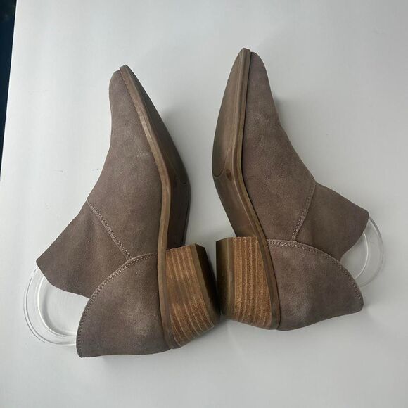 Lucky brand Grey suede ankle boots 8 - Picture 4 of 7